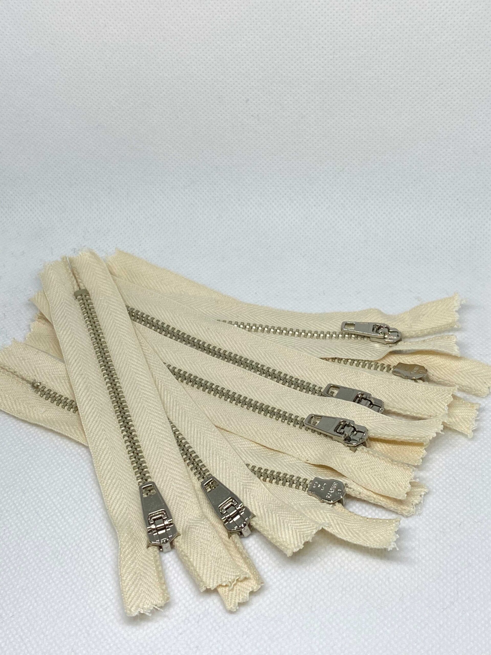 FECHO LAMPO ALPACA 4,5 MM - 100% ALGODÃO